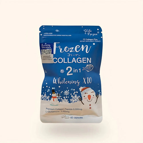 Gluta Frozen Collagen 2 In 1 Capsules - Product Packaging