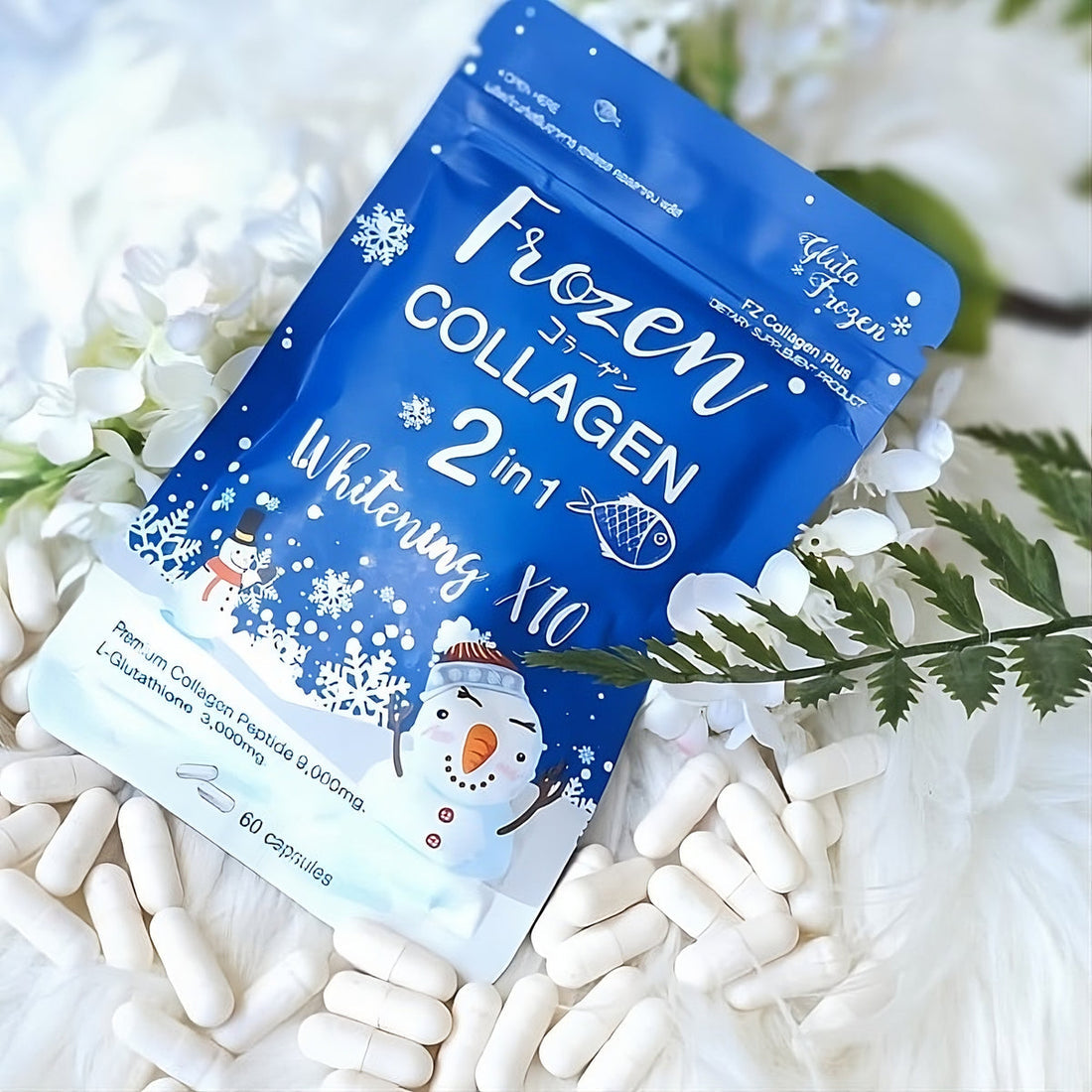 Gluta Frozen Collagen 2 In 1 Capsules - Main Product Image